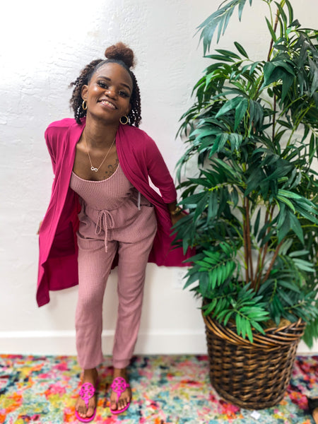 Blush jumpsuit