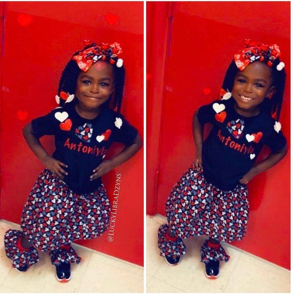 VALENTINES SKIRT SET KIDS